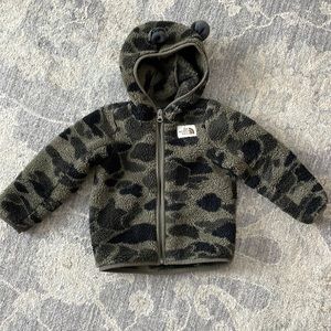 The North Face boys camo jacket 18-24 months